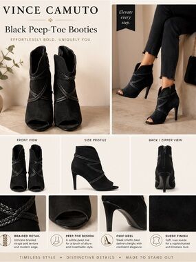 Vince Camuto Booties - Size 9.5